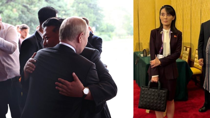 Kim Jong Un and sister sport favorite luxury watch, bag during China trip