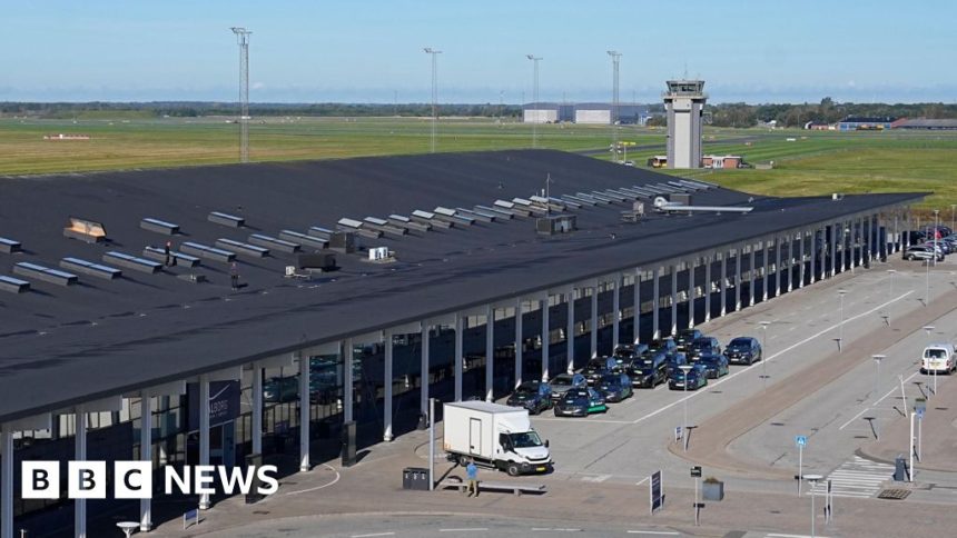 Denmark says ‘professional actor’ behind drone incursions over its airports
