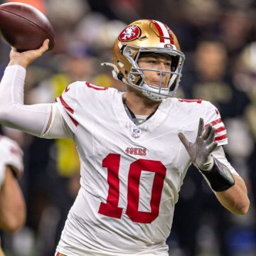 49ers to start Mac Jones at QB in place of ailing Brock Purdy