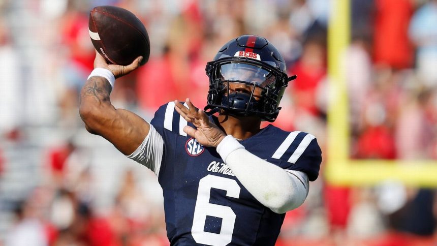 Ole Miss to start QB Trinidad Chambliss vs. LSU, source confirms