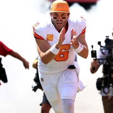 Don’t be surprised if … Baker Mayfield lights up the Eagles, Cam Skattebo is fantasy’s top rookie