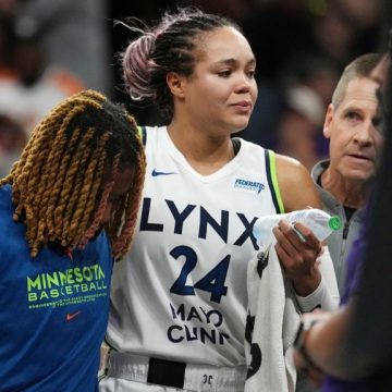 Lynx rule Napheesa Collier out for Game 4 with ankle injury