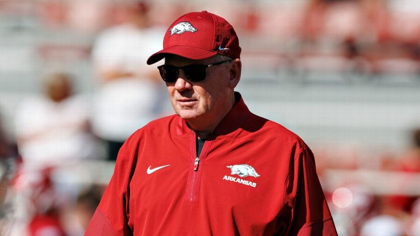 Sources: Bobby Petrino overhauls Arkansas staff, fires assistants