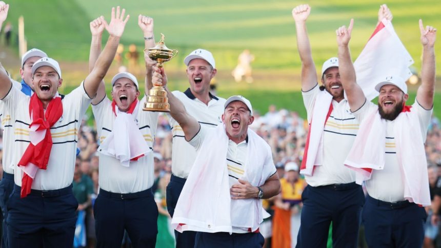 How Europe was able to back up Rory McIlroy’s words and win on the road
