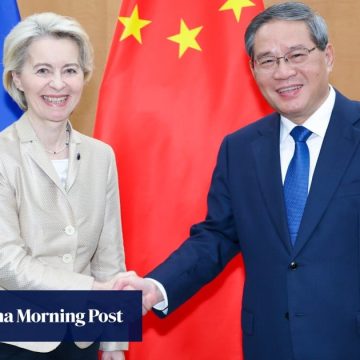 Von der Leyen softens tone as EU seeks China’s help on Ukraine war and climate