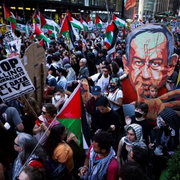 Protests, calls for sanctions greet Netanyahu at UN amid Gaza horrors | United Nations News