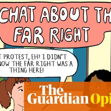 Sarah Akinterinwa on the privilege of being able to ignore the British far right – cartoon