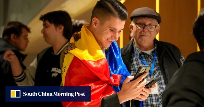 Moldova’s pro-EU party tops polls in elections hit by Russian meddling claims