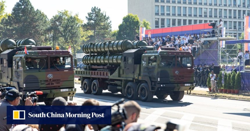 Serbia shows off Chinese missiles in military parade amid high European tensions