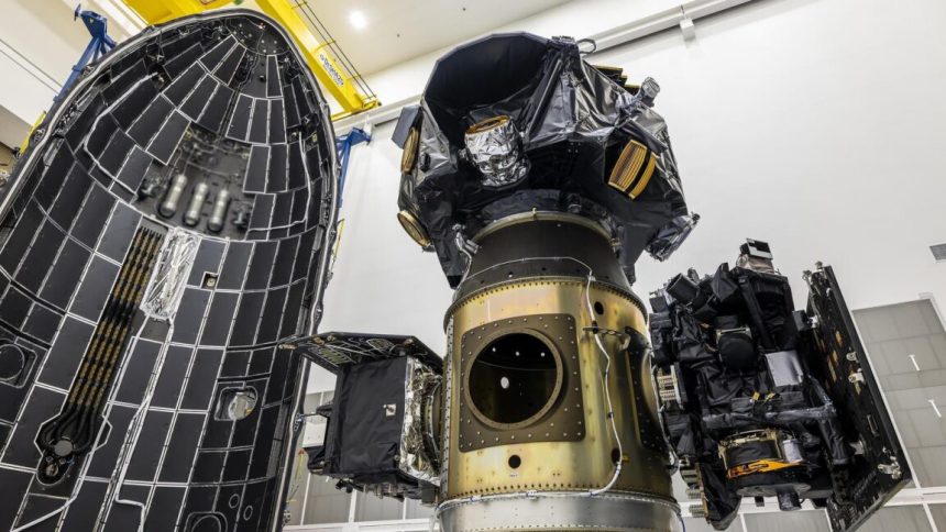 A “cosmic carpool” is traveling to a distant space weather observation post
