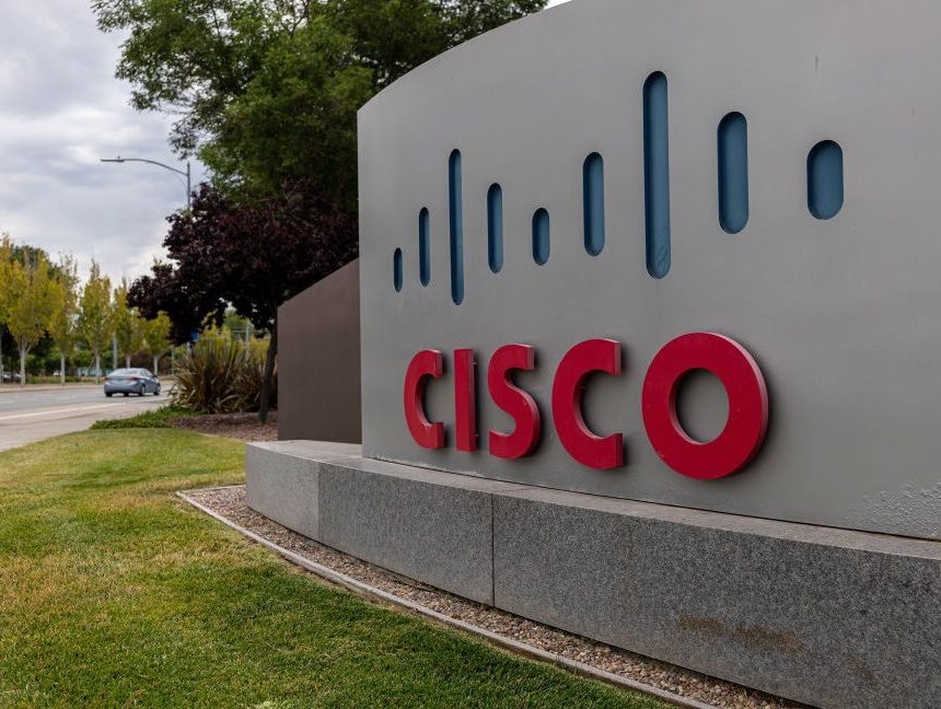 Cisco Systems headquarters in San Jose, California, US, on Monday, Aug. 14, 2023.