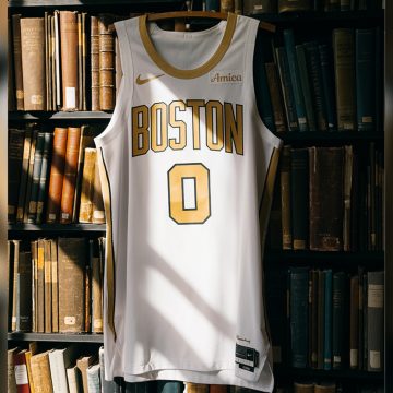 Celtics Unveil New Gold City Edition Uniform for 2025-26 NBA Season in Photos