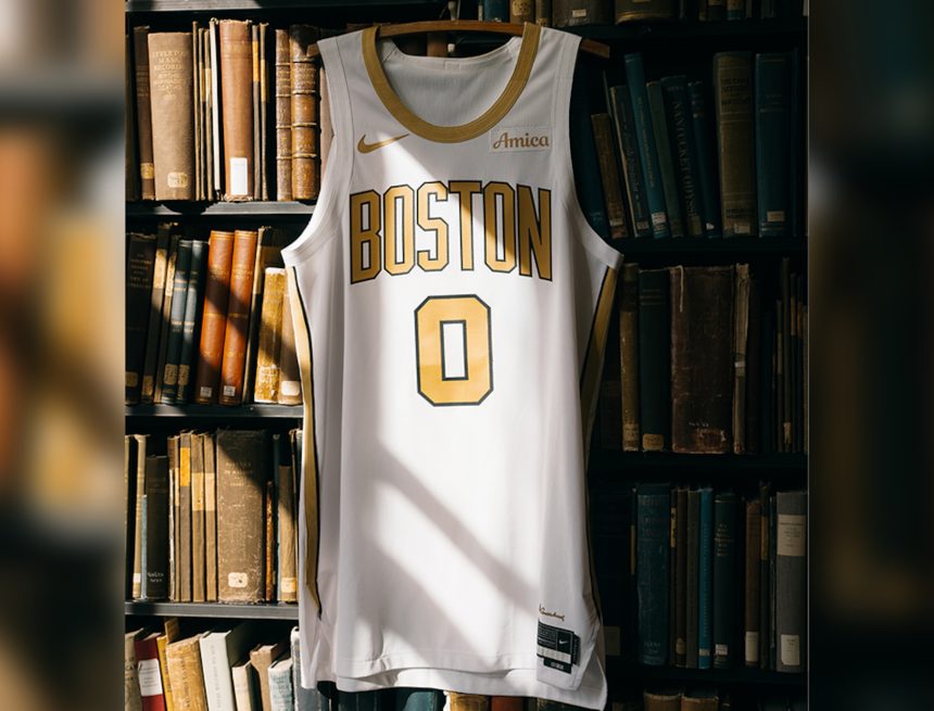 Celtics Unveil New Gold City Edition Uniform for 2025-26 NBA Season in Photos