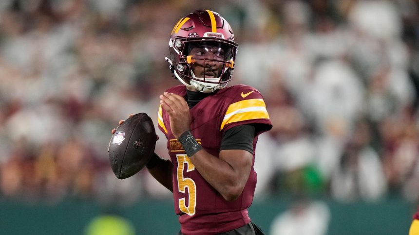 Commanders' Jayden Daniels 'Doing Everything' to Return from Knee Injury, Says Quinn