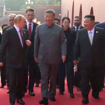 Kim Jong Un grins as Xi and Putin talk ‘immortality’ in hot mic moment