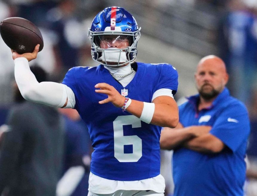 Giants' Brian Daboll names Jaxson Dart QB1 for rest of season