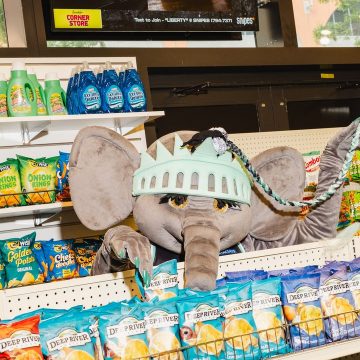 How The New York Liberty's Mascot, Ellie the Elephant, Gets Ready on Game Day
