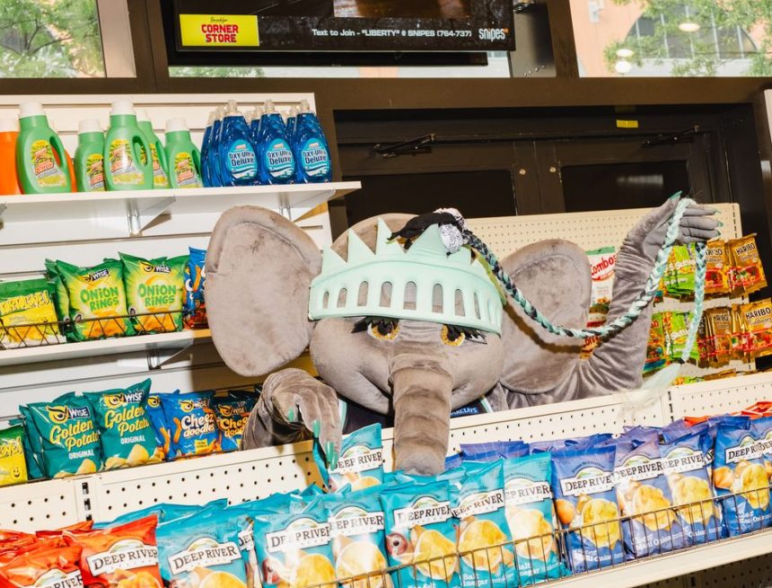 How The New York Liberty's Mascot, Ellie the Elephant, Gets Ready on Game Day
