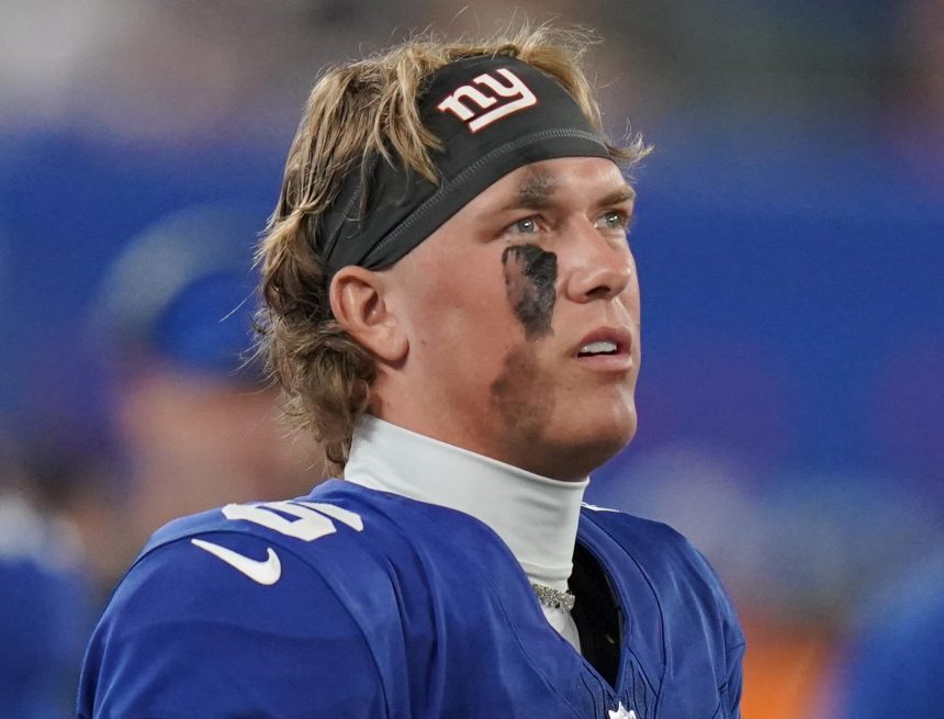 Jaxson Dart to Be Giants QB1 for Rest of 2025 NFL Season, Russell Wilson Named QB2