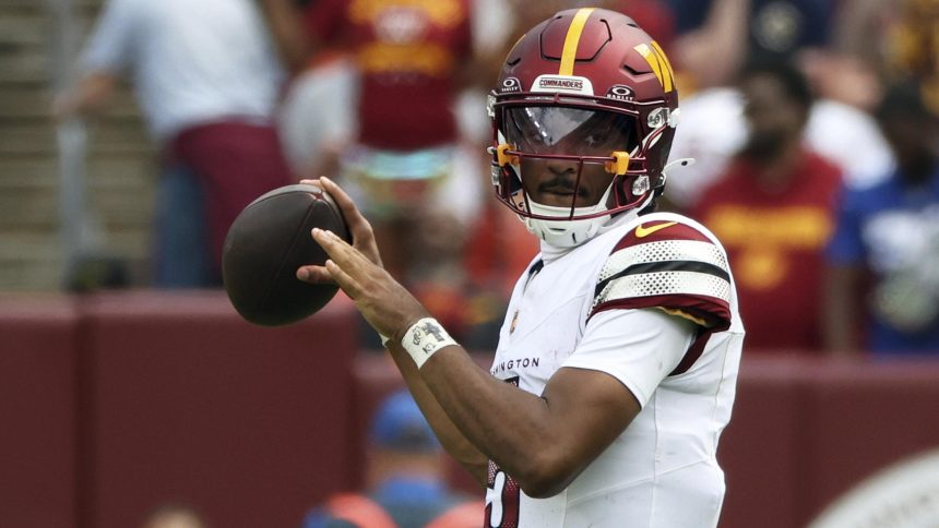 Jayden Daniels, Terry McLaurin Out vs. Falcons With Injuries, Marcus Mariota to be QB1