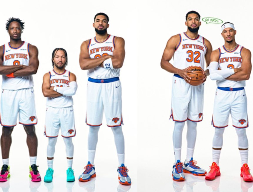 Karl Anthony-Towns Trolls Jalen Brunson with Photoshop After Knicks Media Day
