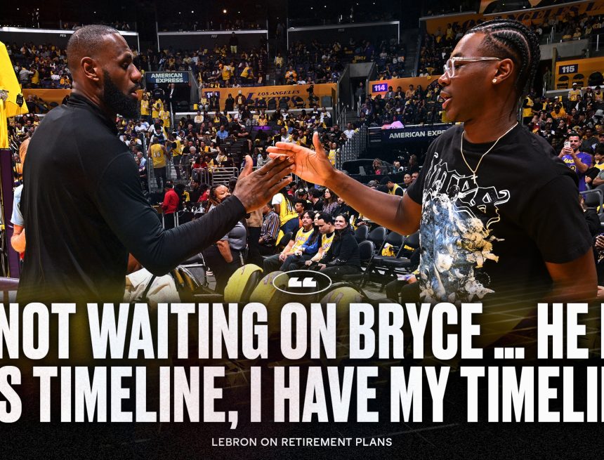Lakers' LeBron James Talks Luka, Son Bryce's Impact on NBA Retirement Decision
