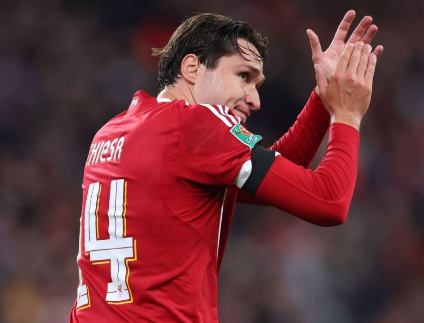 Liverpool's Chiesa is 'here to win' and now has the chance to prove it