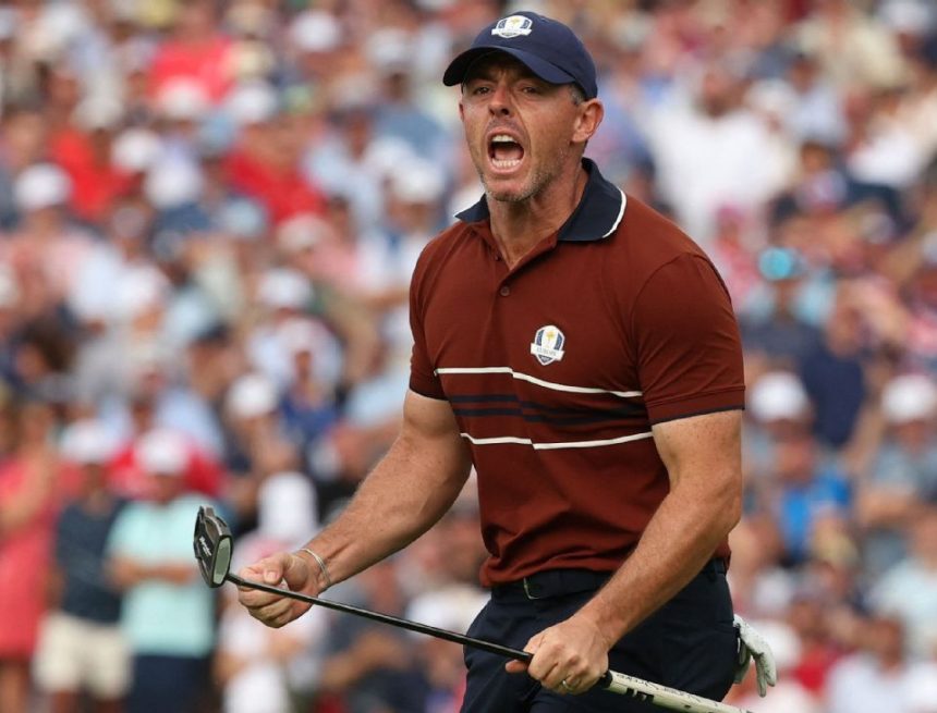 McIlroy, Lowry take brunt of heckling at rowdy Ryder Cup