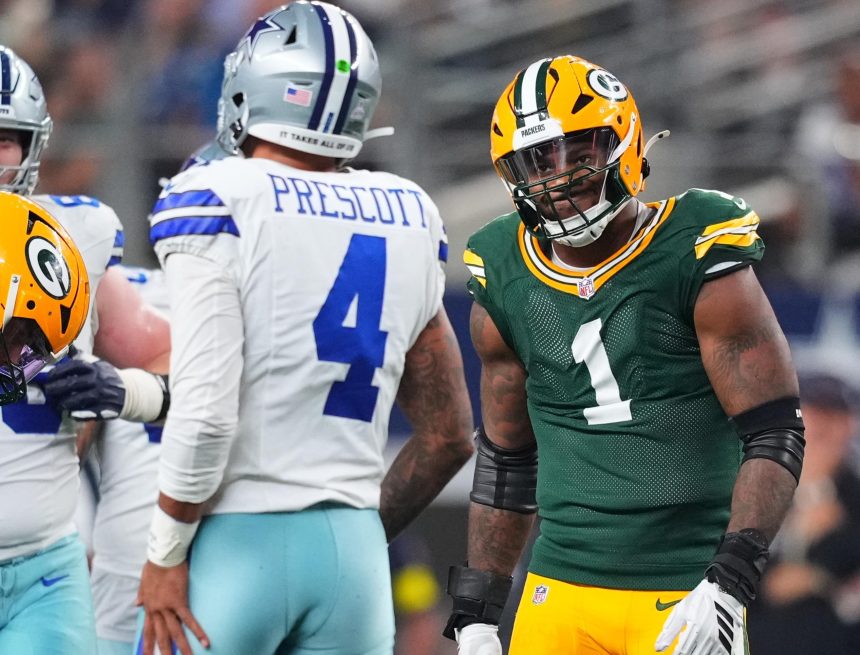 Micah Parsons, Packers Tie Jerry Jones' Cowboys After Trade as Jordan Love, Dak Shine