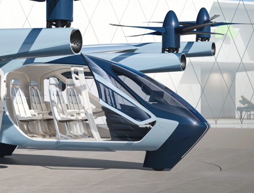 A render of Supernal's eVTOL aircraft