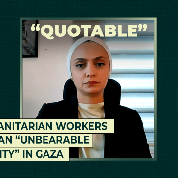 Humanitarian workers live an “unbearable reality” in Gaza | Al Jazeera