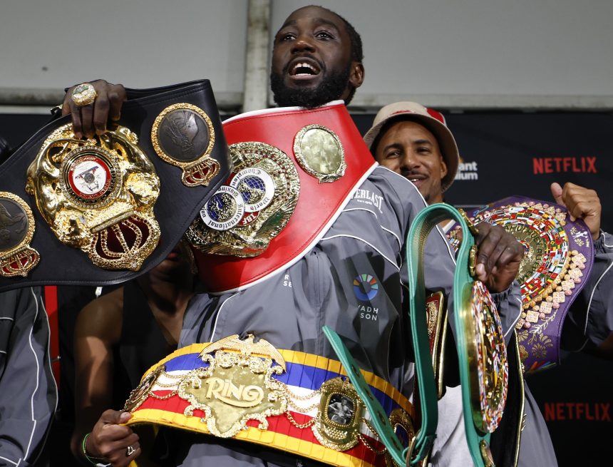 Terence Crawford Celebrates Win over Canelo Alvarez with Parade in Video, Photos