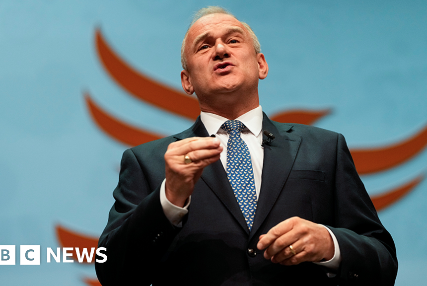 We'll stop Farage turning UK into Trump's America, says Ed Davey