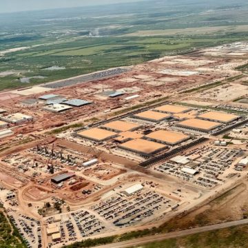 A photo of the "Stargate I" site in Abilene, Texas.