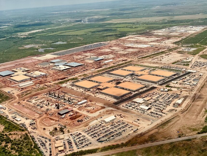 A photo of the "Stargate I" site in Abilene, Texas.