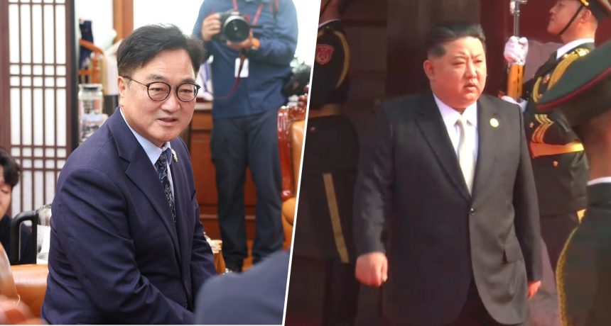 South Korean lawmaker says he shook hands with Kim Jong Un before China parade