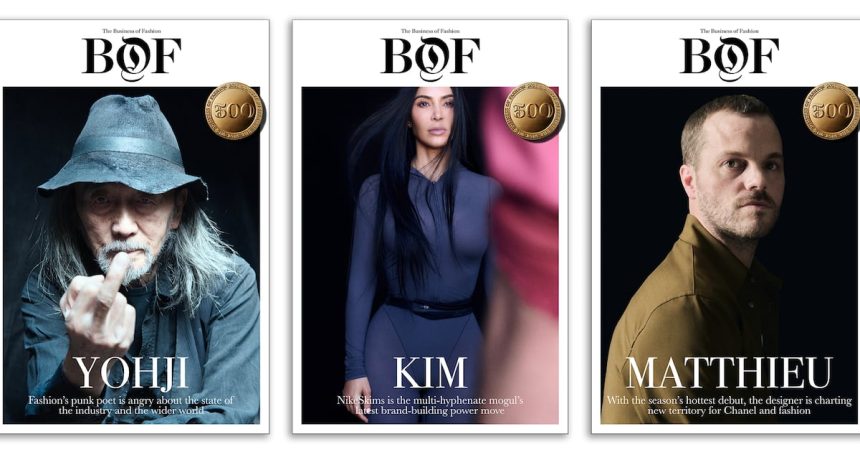 Yohji Yamamoto, Kim Kardashian and Chanel’s Matthieu Blazy Are This Year’s BoF 500 Cover Stars