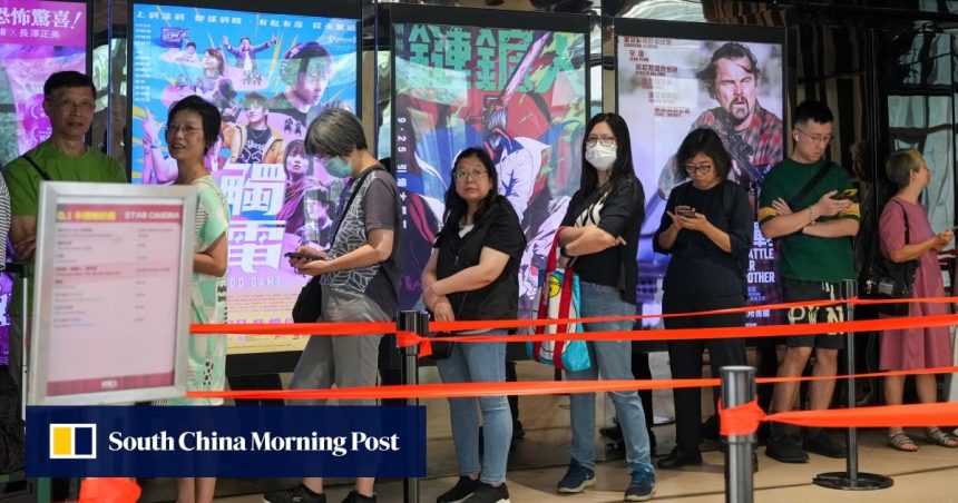 Hongkongers queue to get their hands on half-price National Day cinema tickets