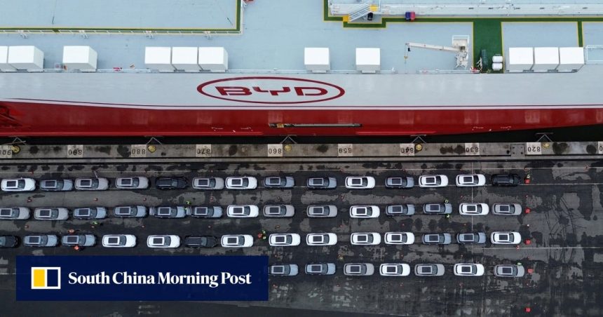 China’s EV king BYD builds export momentum, expects sales abroad to top 20% this year