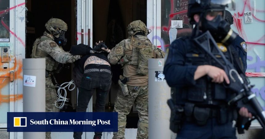 Trump orders US troops to Portland, ICE facilities to handle ‘domestic terrorists’