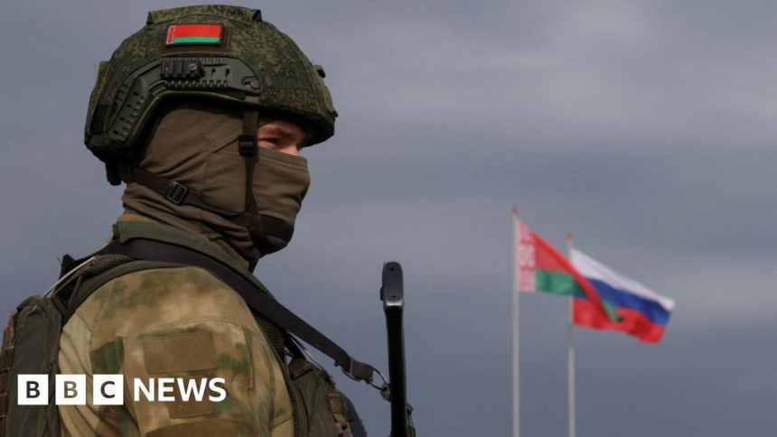 Belarus and Russia’s show of firepower appears to be a message to Europe