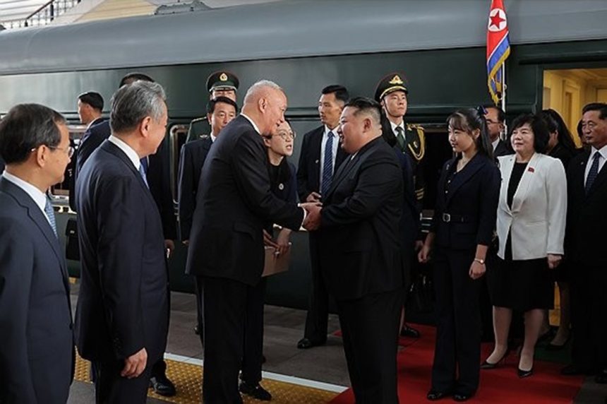 Kim Jong Un and daughter arrive in Beijing ahead of military parade