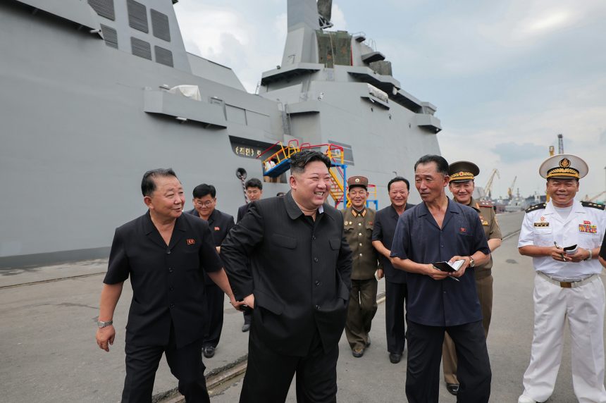Kim Jong Un inspects warship, says US-ROK drills show ‘will to provoke war’