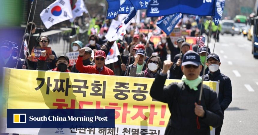 Tourists warned of surge in ‘far-right’ anti-Chinese protests in South Korea