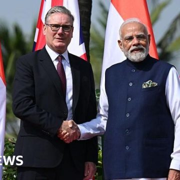 Starmer meets Modi on his first visit to India
