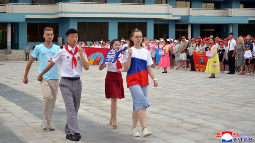 North Korean summer camp welcomes over 100 Russian kids for weeklong program