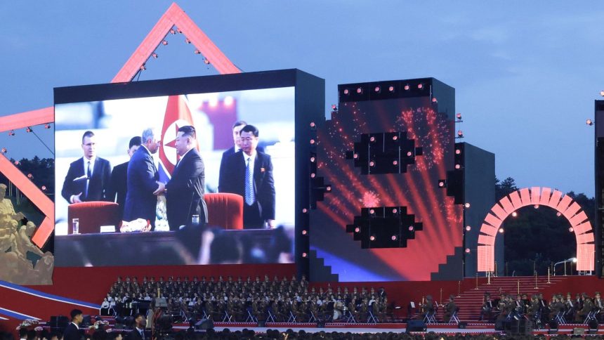 Kim Jong Un welcomes Russian Duma chief at 80th liberation ceremony