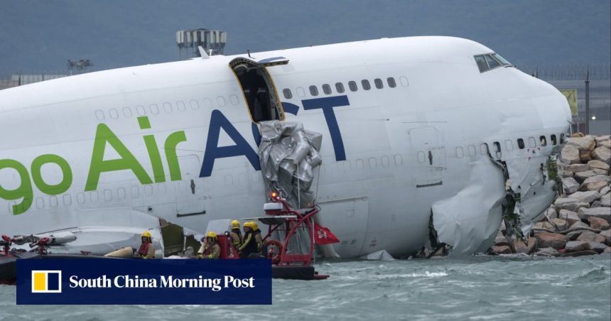 Hong Kong launches probe after plane skids off runway, kills 2, in ‘suitable’ weather