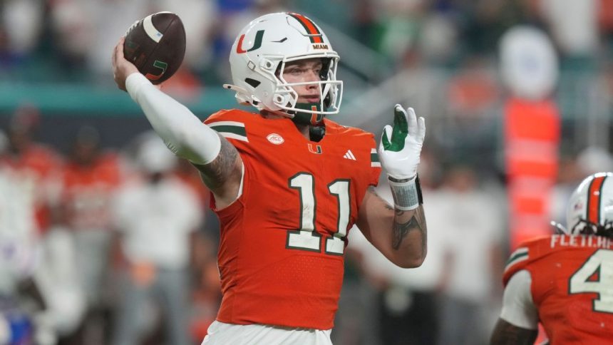 At Miami, Carson Beck isn’t ‘trying to be Superman’ anymore