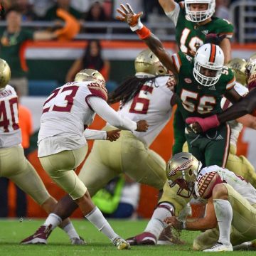 Miami-Florida State: History of the rivalry’s odd kicking miscues
